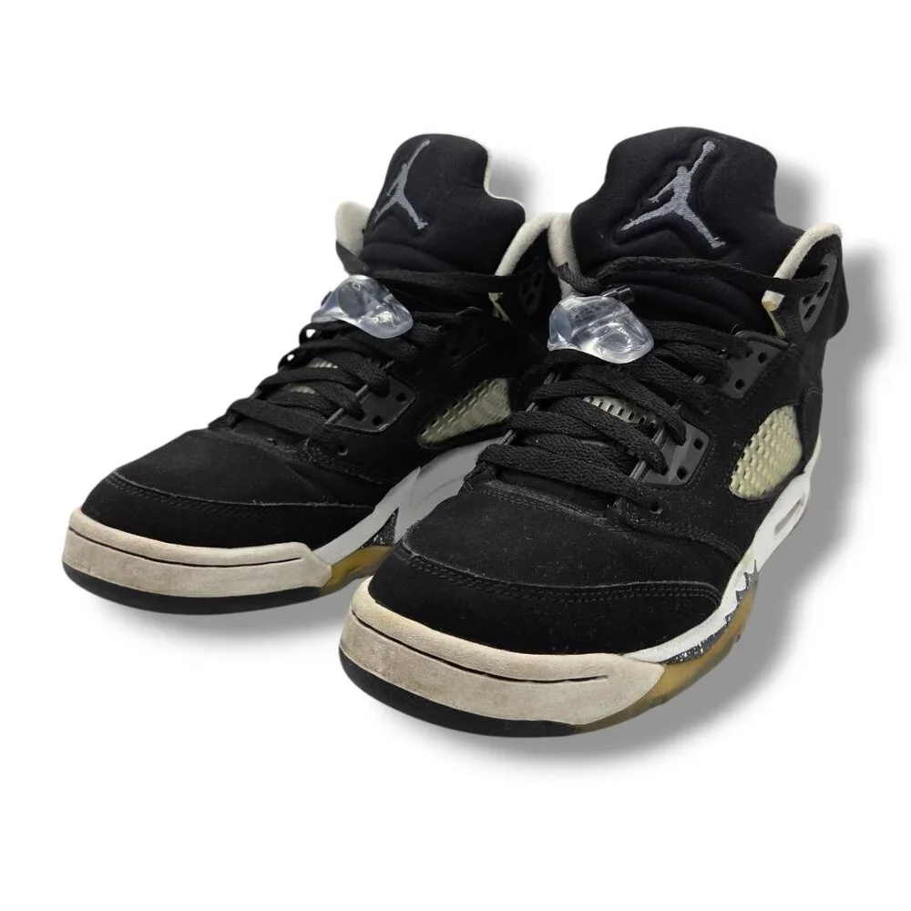 Nike Air Jordan 5‎ Retro GS Youth 6 Oreo Basketball Sneaker 440888-035 - Picture 4 of 9